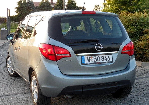 Opel Meriva cena 23900 przebieg: 111407, rok produkcji 2010 z Brzesko małe 301